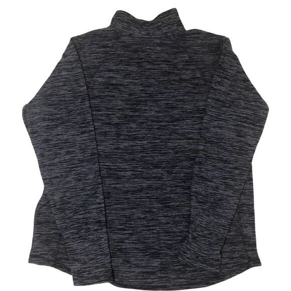 St. Johns XL Bay Blue Pullover 1/4 zip Fleech Pockets Thumb Holes - Picture 2 of 8